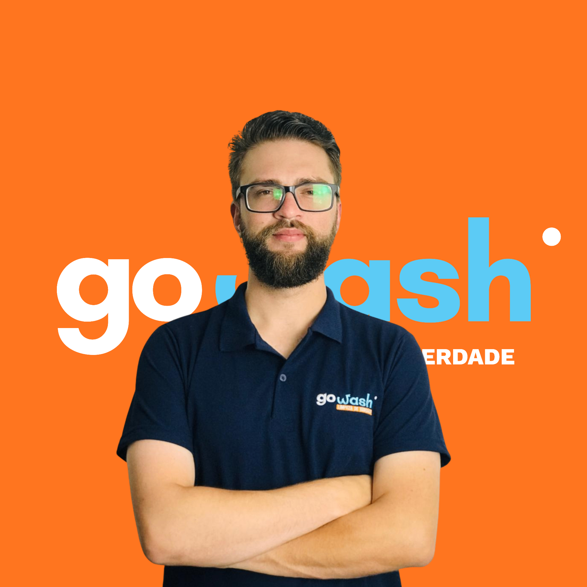 Luan, mentor GoWash, durante consultoria com franqueados